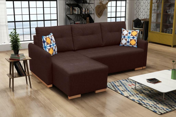 Sofa Designer Sleeper Sofa Sofa with Bed Function - Bed Box Couch Corner Sofa