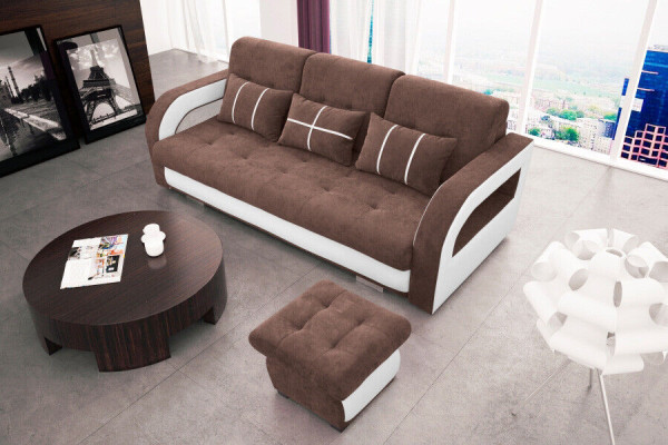 Sleeper Sofa Folding Couch 3-Seater with Sleeping Function + Storage Box Couch Sofa Folding Sofa