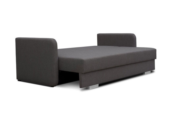Sofa bed fabric 3-seater sofa couch textile upholstery new set with sleeping function
