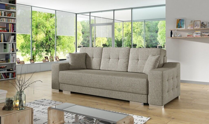 3-seat sofa couch textile fabric with bed function sleeper sofa new upholstery set new