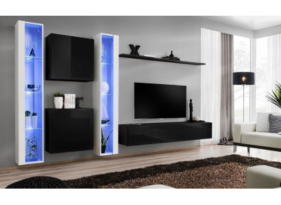 Living room furniture designer luxury TV stand designer wall shelf complete