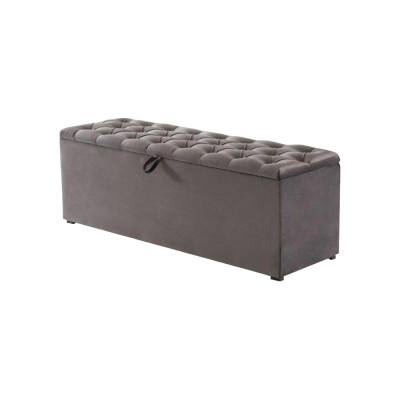 Chesterfield Bench Modern Design Ottoman Seat Stool Two-Seater Textile New