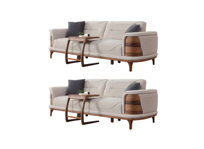 Luxurious three-seater sofas for your living room - comfortable furniture
