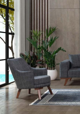 3+3+1 Seat Sofa Set Design Sofas Upholstered Couches Gray Furniture 3-piece Set