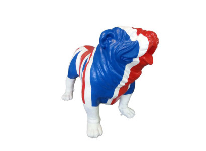 Garden Decoration Jack Union Bulldog Statue Figure Decor Statues Sculpture Figures