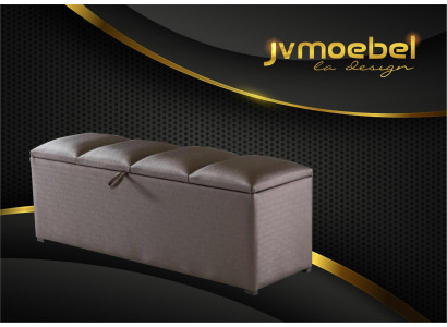 Chest Storage Box Luxury Bedroom Ottoman Textile Footstool 100x60x40 new