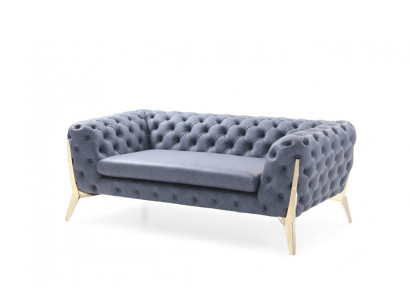 Two-seater 2 seat Chesterfield couch upholstery seat sofa couches design Italy