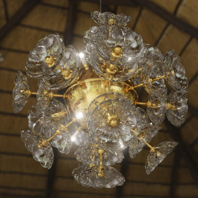 Crystal chandelier ceiling light pendant light Elite Bohemia Flower new