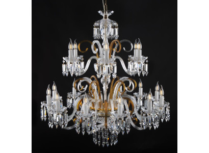 Crystal glass chandelier hanging lamp classic Elite Bohemia
