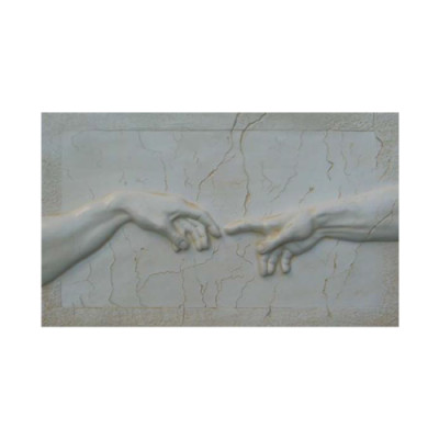Michelangelo Buonarroti Sculpture The Creation of Adam Relief Image Images