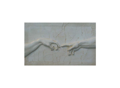 Michelangelo Buonarroti Sculpture The Creation of Adam Relief Image Images