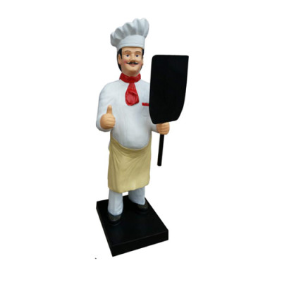 Chef figure statue sculpture menu board advertising stand menu advertising figure new