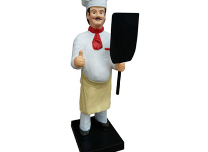 Chef figure statue sculpture menu board advertising stand menu advertising figure new