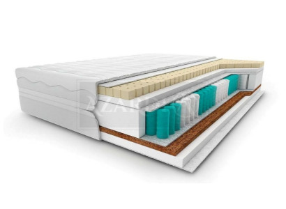High-quality mattress, 7-zone mattress, bed visco foam 80x200cm