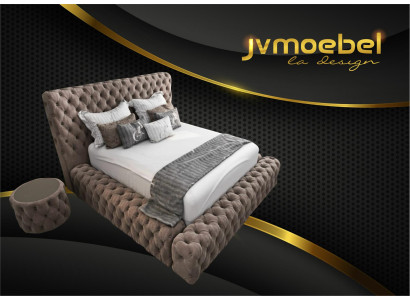 Bed 2x Nightstand 3-piece Bedroom Set Design Furniture Modern Luxury Beds New