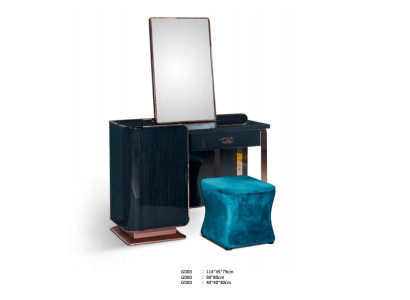 Stool Blue Textile Bedroom New Creative Modern Design Furniture Luxury Fabric New