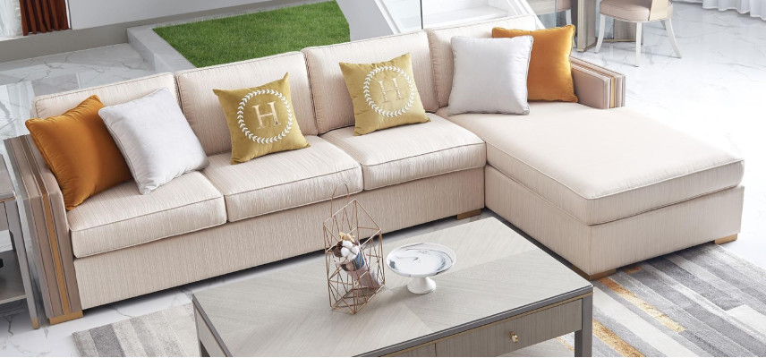 Corner sofa textile corner living landscape design luxury sofa couch corner set furniture new