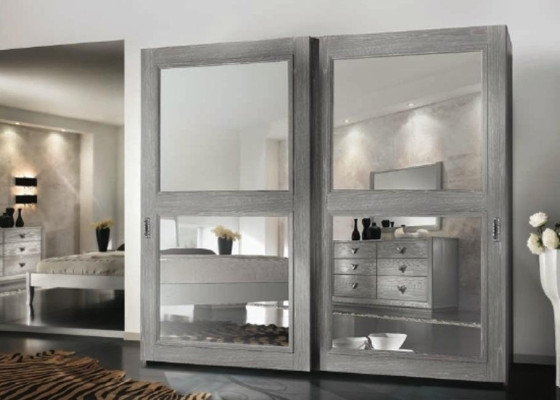 Cabinets cupboard wardrobe sliding doors wood furniture interior Italy new