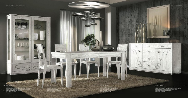 Dining room dining table chair cabinet display cabinet dining group table tables wood set 7-piece.
