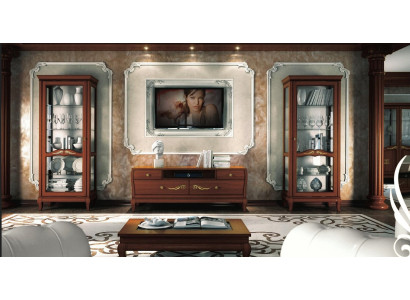 rtv set 3-piece living room display cabinet TV modern wood furniture cupboard style new group