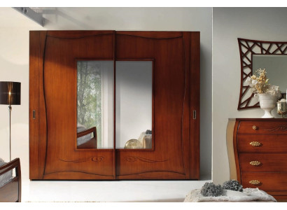 Wardrobe Closets Clothes Cabinet Luxury Sliding Doors Design Wood Modern