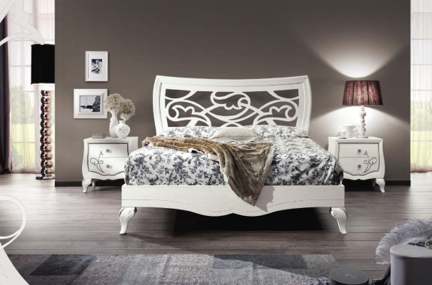 Bedroom Bed Nightstand Set Group Beds Double Bed Frame 3-piece New