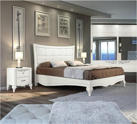 Bed double bed beds upholstered wood designer double bed frame white bed frames