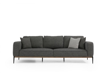 Two-seater sofa 2-seat fabric sofas modern design living room gray