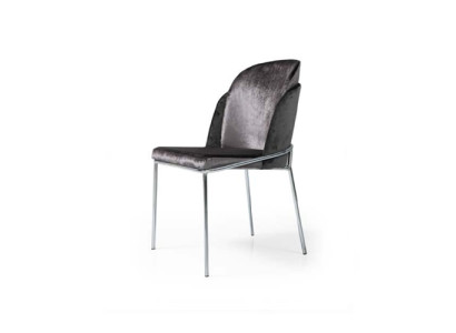 Gray dining chair luxurious stainless steel kitchen designer chairs new