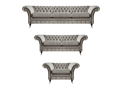 Exclusive Chesterfield Couches Designer Two-Seater Three-Seater Armchair