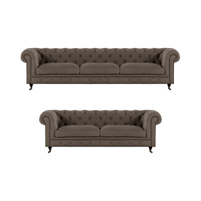 Modern Chesterfield Upholstery Suite Noble Furniture Sofa Set 2-Piece Set