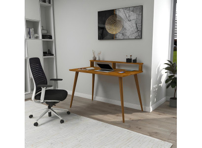 Luxury brown desk in bedroom style modern wooden desks new