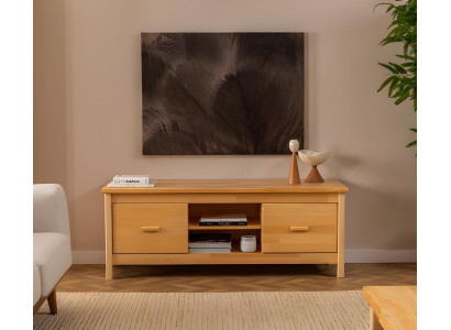 Stylish beige TV stands with drawers, designer wood sideboard