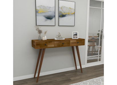 Modern high-quality console table brown wooden table bedroom designer furniture