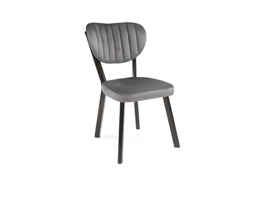 Dark gray dining room chair designer kitchen chairs textile armchairs
