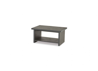Coffee table gray solid color modern study rectangular shape with shelf