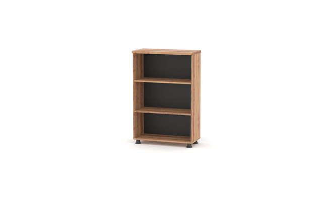 File cabinet, insert shelf, black brown, two-tone, modern study