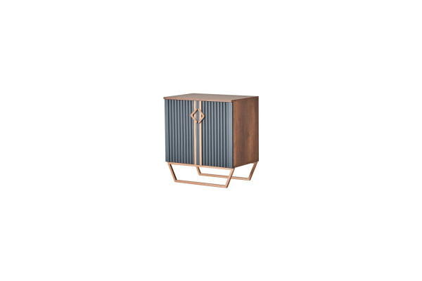 Two-tone Brown Gray Sideboard Filing Cabinet Office Modern Design