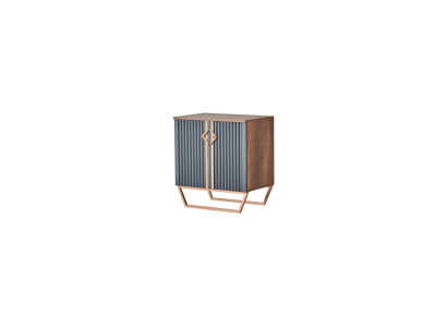 Two-tone Brown Gray Sideboard Filing Cabinet Office Modern Design