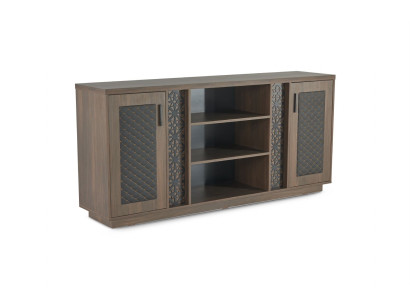 Filing Cabinet Sideboard Brown Black Modern Two-Tone Modern Design