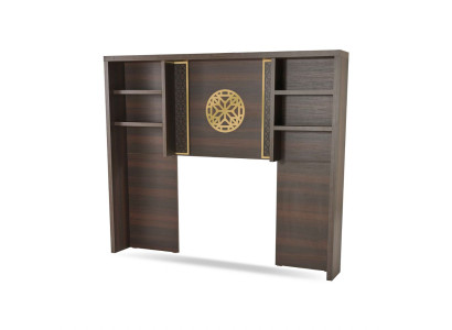 Bookshelf Brown Solid Color Modern Style Rectangular Shape Office
