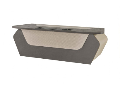 Office desk gray two-tone modern rectangular design style study