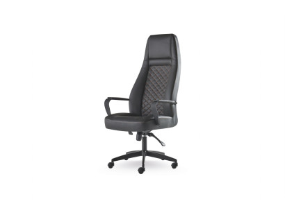 Office chair black swivel chair study modern office wheels leather
