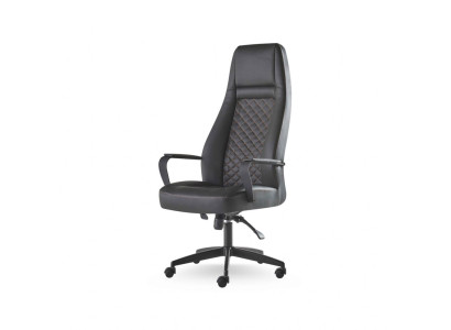 Executive chair black office chair modern leather with wheels study office