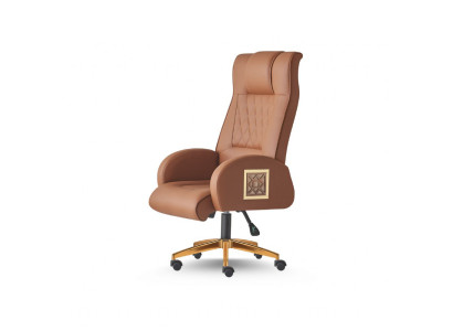 Office chair brown brown study room casters modern executive chair swivel chair