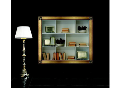 Wall shelf shelf bookcase bookshelf living room wall luxury