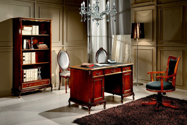 Office furniture table desk Italian style furniture real wood desks