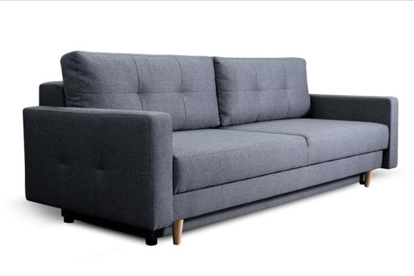 Style, firmness, and comfort are the main advantages of this comfortable and practical 3-seater sofa bed.