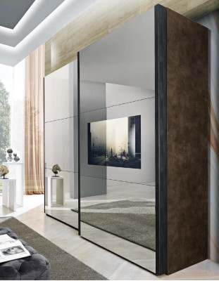 Wardrobe sliding door cabinets Italian furniture bedroom new