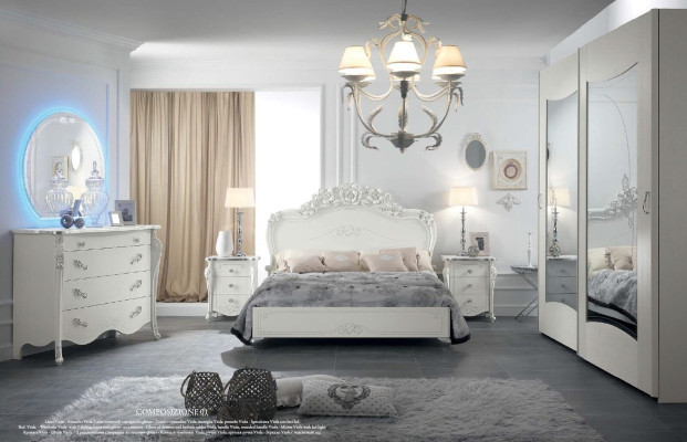 Wardrobe White Luxury Furniture Italian Design Bedroom Closet